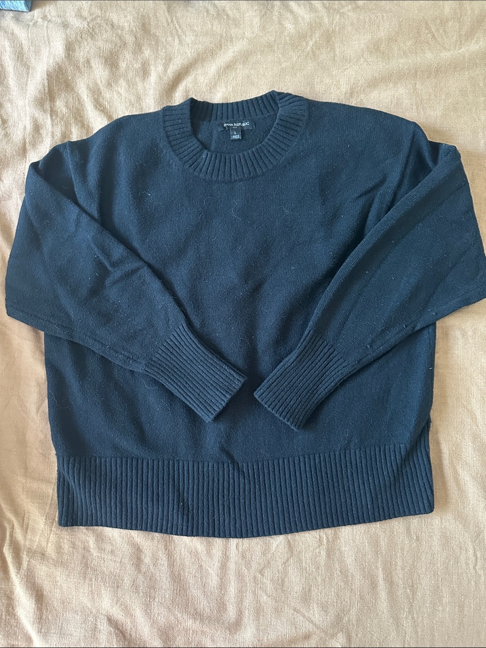 Banana Republic Women’s Black Crewneck Sweater